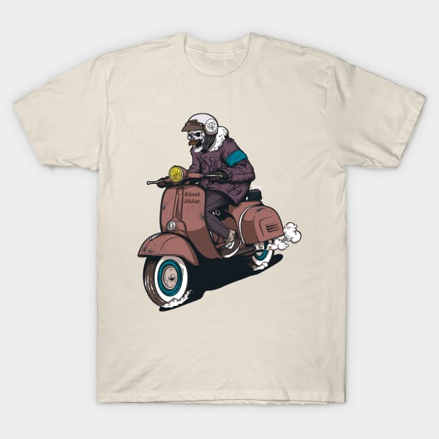 The Scooter Rider T-Shirt by Elrokk86